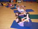 Yoga school students