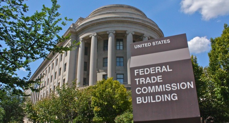 Exterior of the Federal Trade Commission (FTC) in Washington, D.C.